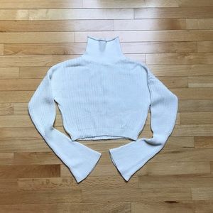 NWOT American Apparel Fisherman Bell Sleeve Sweater